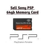 Sony PSP 64GB Memory Stick Pro Duo – high-capacity memory card front view